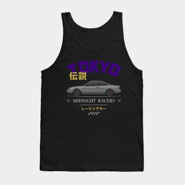 Tuner Silver MX6 JDM Tank Top by GoldenTuners